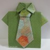 Dad's Day Gift Card Holder Shirt and Tie