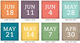 Digital Download Calendar Tuesday 2013-06-18