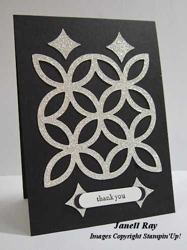 Lattice Thank You Card by Janell Ray