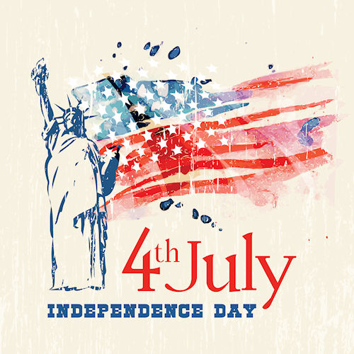Happy Independence Day at WildWestPaperArts.comt
