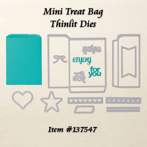 Thinlits - Mini Treat Bag 137547 at WildWestPaperArts.com