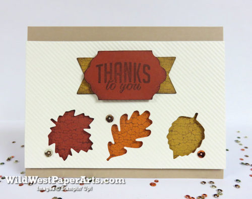 Season of Gratitude Paper Pumpkin 2016 October at WildWestPaperArts.com