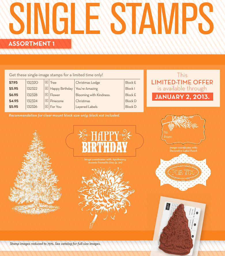 Single Stamps Assortment #1 Flyer