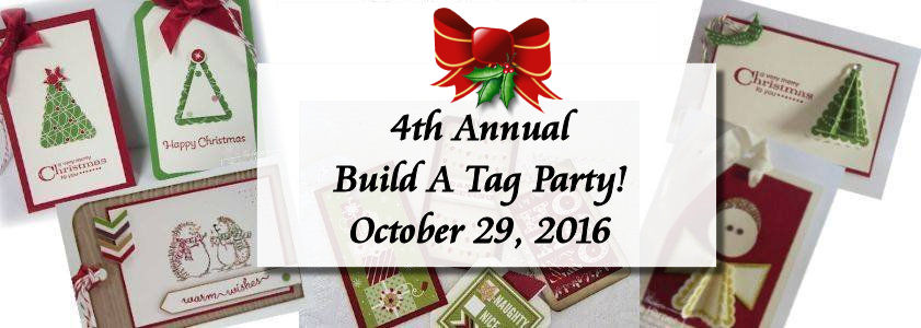 4th Annual Build A Tag Party at WildWestPaperArts.com