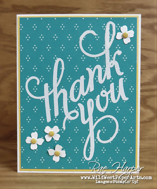 Another Thank You Challenge Day 3 at WildWestPaperArts.com