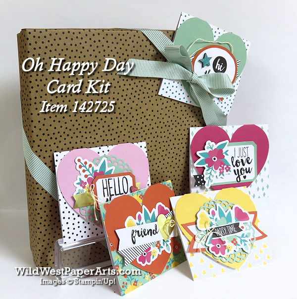 Oh Happy Day Card Kit Item 142725 at WildWestPaperArts.com