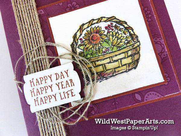 Your Basket of Wishes for PPA318 at WildWestPaperArts.com
