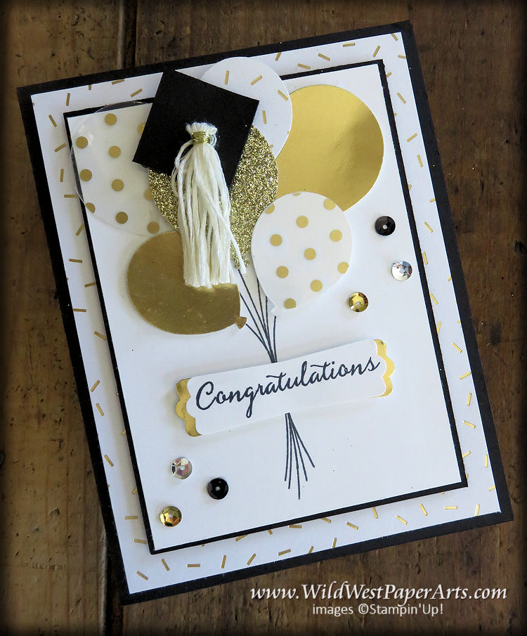 Glitzy Graduation Celebration at WildWestPaperArts.com