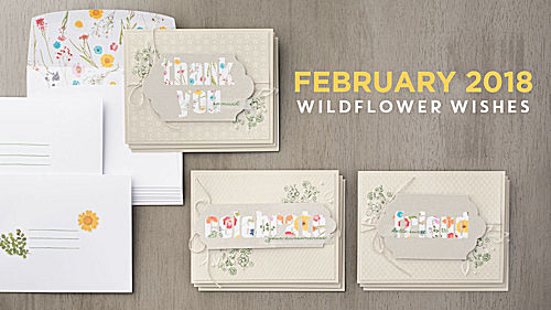 2018 February Paper Pumpkin Wildflower Wishes Graphic at WildWestPaperArts.com