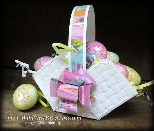Picture Perfect Easter Basket from WildWestPaperArts.com