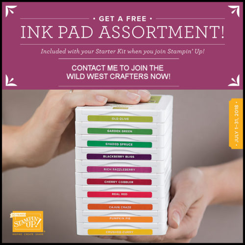 Free Color when you join Wild West Crafters in July!