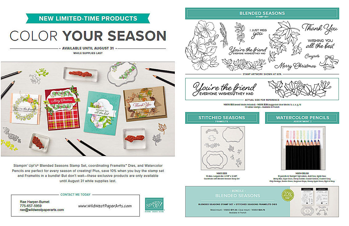 Color Your Season in July with WildWestPaperArts.com