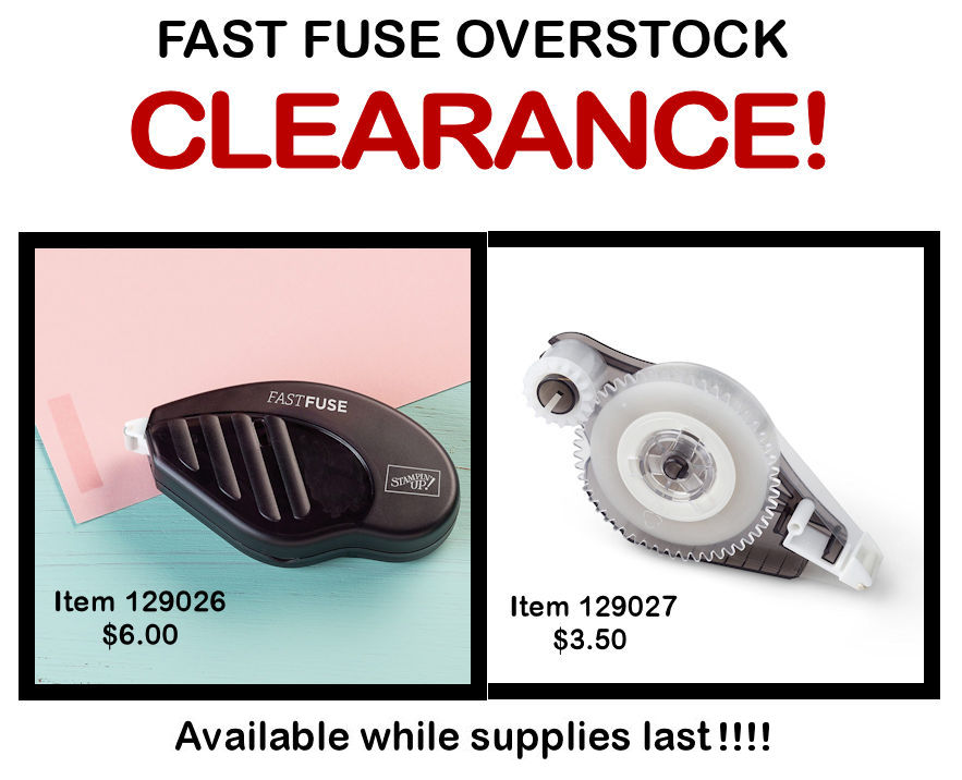 fast fuze overstock clearance at Wild West Paper Arts