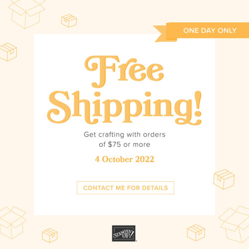 Free Shipping Day from Stampin' Up!
