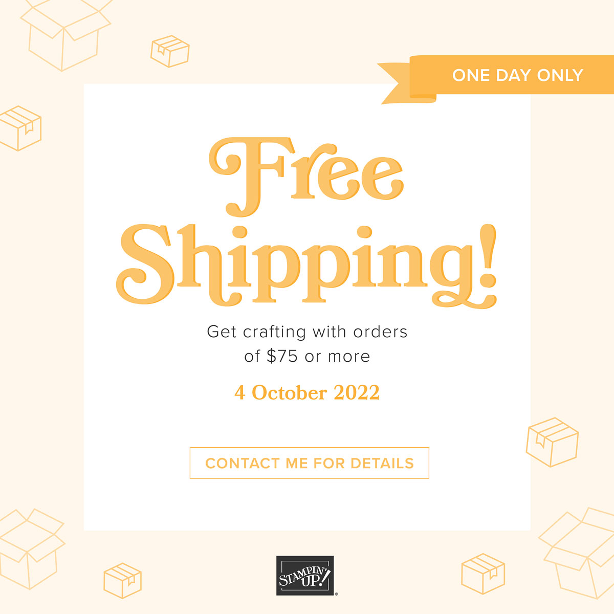 Free Shipping Day from Stampin' Up!