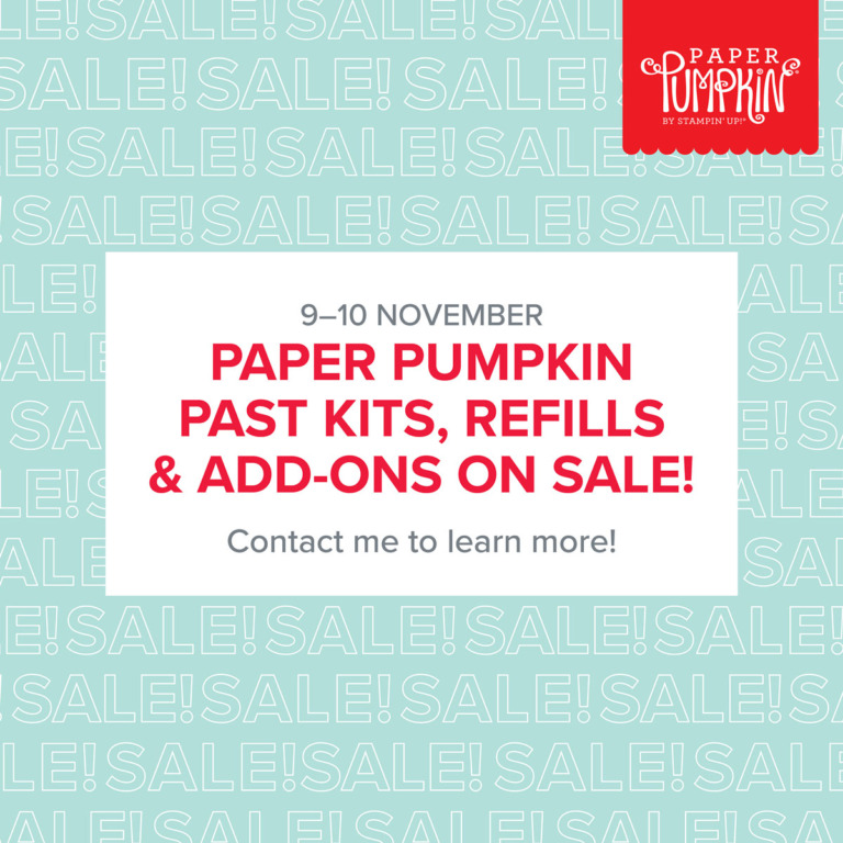 Paper Pumpkin Sale Ends Today at Wild West Paper Arts
