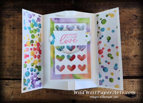 Creative Creases Rainbow at Wild West Paper Arts