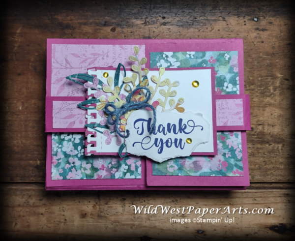 Masterfully Made Creative Creases #62 at Wild West Paper Arts