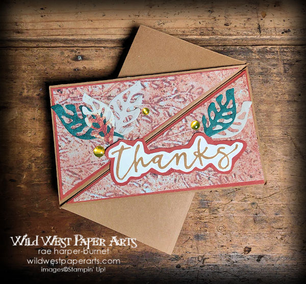 Autumn Twisted Gate Card at Wild West Paper Arts