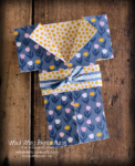 Kimono Fold Symbol of Fortune for CCC64 at WildWestPaperArts