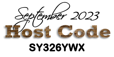 Host Code 2023 September at WildWestPaperArts