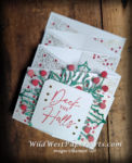 Deck the Halls for Creative Creases #71 at Wild West Paper Arts