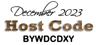 Wild West Paper Arts Host Code December 2023 BYWDCDXY