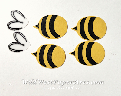 Step 1 3d Bee at Wild West Paper Arts