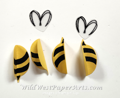 Step 2 3d Bee at Wild West Paper Arts