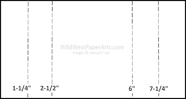 Calendar Card Template at WildWestPaperArts.com