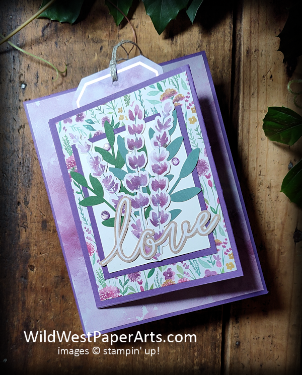 Lovely Lavender Pocket meets Creative Creases 76 at WildWestPaperArts.com