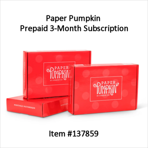 Paper Pumpkin 3-month Prepaid Subscription at WildWestPaperArts.com