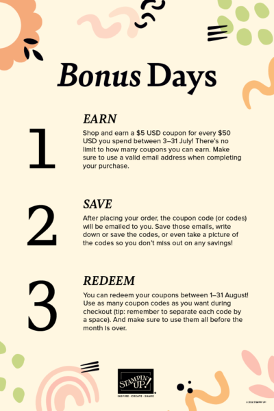 Bonus Days are Back at WildWestPaperArts.com