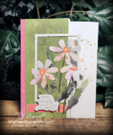 Painted Petals Brochure Fold at WildWestPaperArts.com