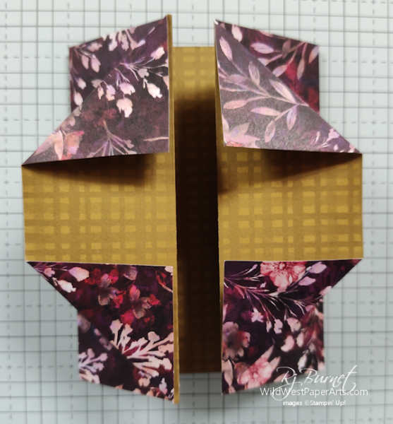 Creative Creases Diamond Gate Fold Card – Wild West paper Arts