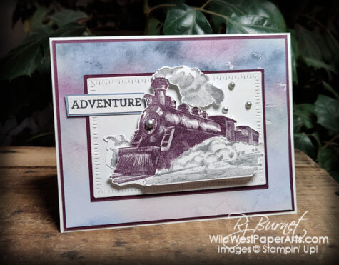 Greatest Adventure via Train at WildWestPaperArts.com