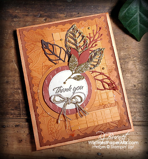 Pals Blog Hop: Orange theory at WildWestPaperArts.com