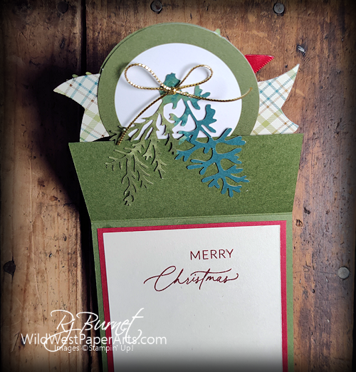 Fun Fold Blog Hop: Christmas Plaid at WildWestPaperArts.com