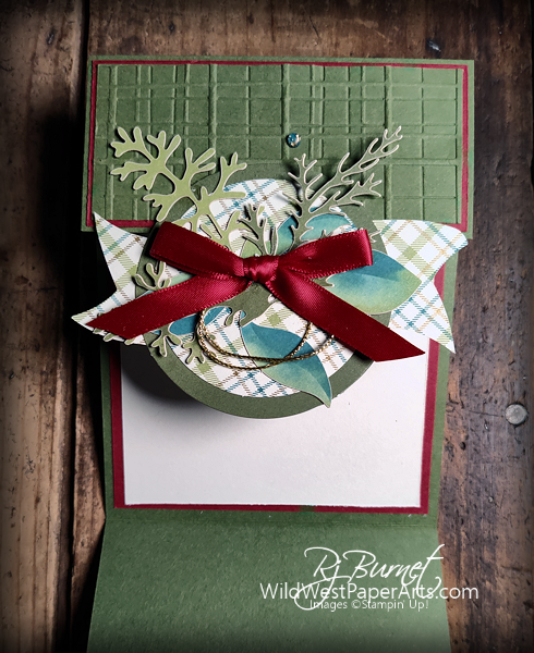 Fun Fold Blog Hop: Christmas Plaid at WildWestPaperArts.com