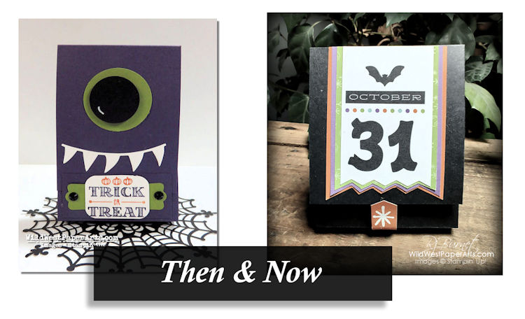 Matchbook Treat Holder Then & Now at WildWestPaperArts.com