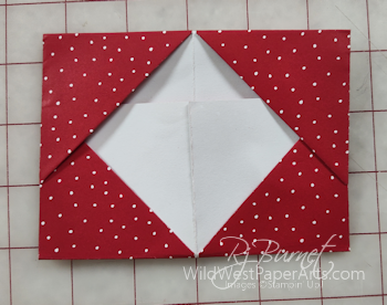 Origami Gift Card Fold at WildWestPaperArts.com