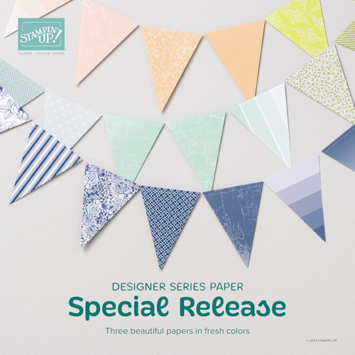 Stampin' Up! Special Release DSP at WildWestPaperArts.com