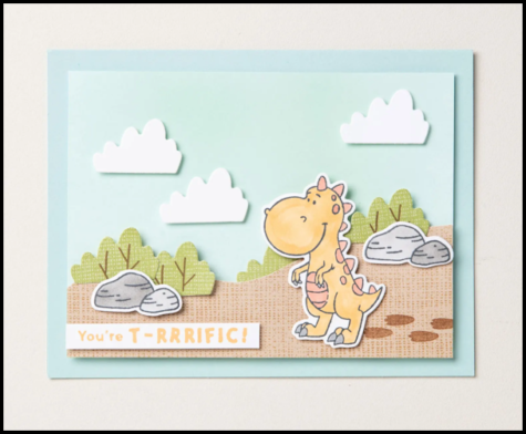 Darling Dinos Bundle Sample at WildWestPaperArts.com