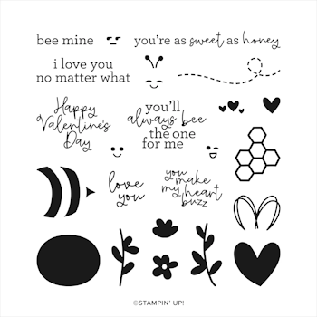 Bee My Valentine at WildWestPaperArts.com