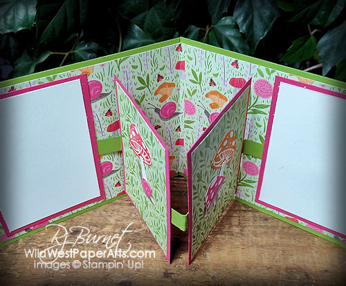 Terrific Toadstool Surprise Fold at WildWestPaperArts.com