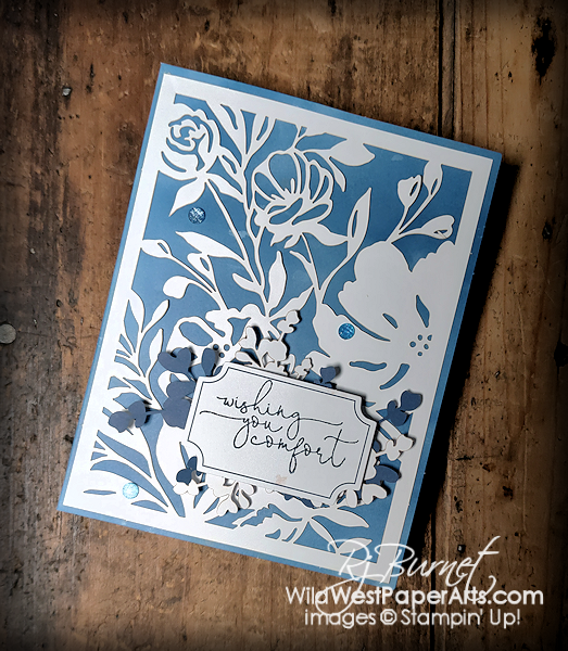 Beautiful Blues Alternate 2 at WildWestPaperArts.com