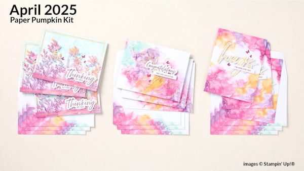 Paper Pumpkin 2025 April Inked Occasions at WildWestPaperArts.com