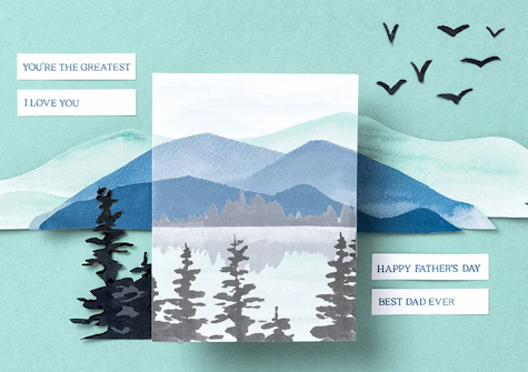 Paper Pumpkin May 2025 Majestic Mountains at WildWestPaperArts.com