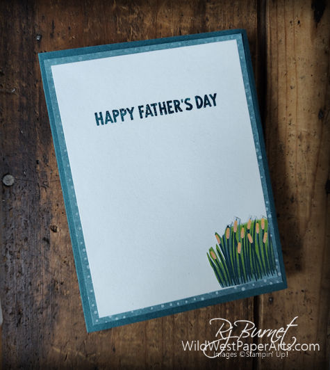 Lilly Pond Shutter Card at WildWestPaperArts.com