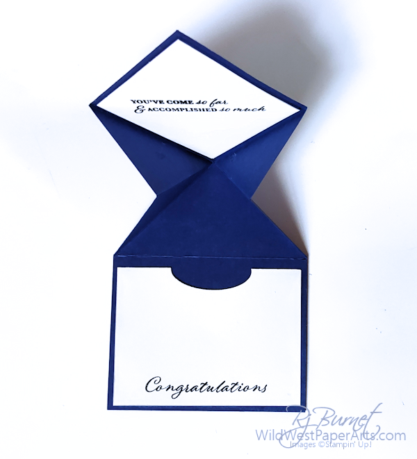 Grad Cap Spring Card at WildWestPaperArts.com